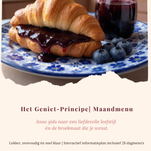 Het Geniet-Principe Maandmenu